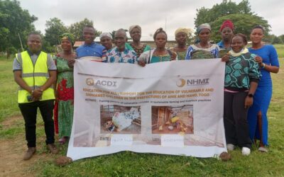 STRENGTHENING THE LIVELIHOODS OF PARENTS OF VULNERABLE STUDENTS: ACDI trains and equips in the Haho prefecture