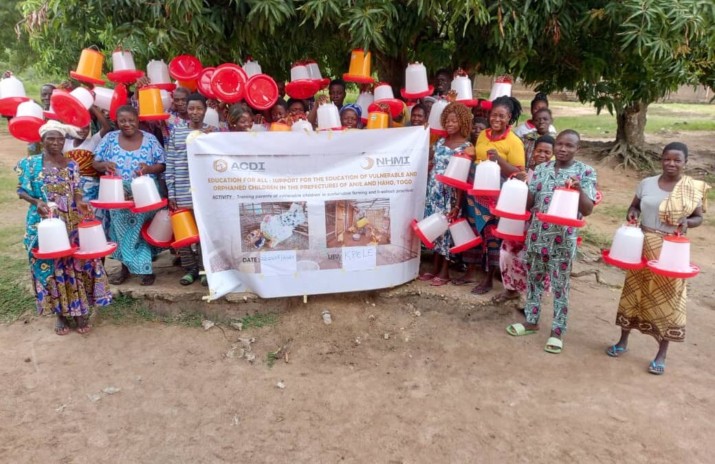EDUCATION FOR ALL: Parents of vulnerable children trained in poultry farming to strengthen their resilience in the face of low agricultural productivity.
